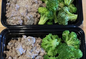 Ground Turkey & Broccoli (Veggies Only)