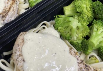 Chicken Alfredo-Veggies Only