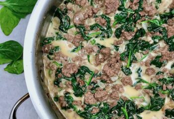 Creamy Beef & Spinach