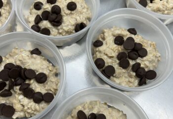 Peanut Butter Chocolate Chip Overnight Oats